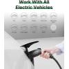 imageAutel MaxiCharger Level 2 EV Charger up to 40Amp 240V IndoorOutdoor Fast Electric Vehicle Charging Station with Flexible 25Foot Cable NEMA 1450 Plug WhiteDark Gary