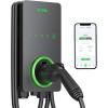 imageAutel Home Smart Electric Vehicle EV Charger up to 50Amp 240V IndoorOutdoor Car Charging Station with Level 2 WiFi and Bluetooth Enabled EVSE 25Foot CableDark GrayDark Gray
