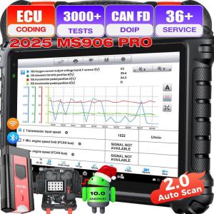 image2025 Autel MaxiSYS MS906 PRO Scanner MS906PRO V20 Same as MS906MAX Top ECU Coding 3K Bidirectional Diagnostic Scan Tool Up of MP900BT MS906BT MS908 MK908 CAN FD DoIP 36 Service Auto Scan 20