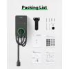 imageAutel Home Level 2 EV Charger up to 40Amp 240V IndoorOutdoor Fast Electric Vehicle Charging Station with Flexible 25Foot Cable NEMA 1450 Plug Dark Gray