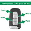 imageAutel IKEY Programmable Smart Key IKEYHY4TP Key CreationClone 315M415M 4 Buttons Blank Key OE Quality Key Fob Replacement for Hyundai Work with Autel MaxiIM KM100