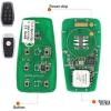 imageAutel Ikey Programmable Smart Key 2024 Newest Key Fob Universal Key Creation 7 Buttons UltraLong Range OEQuality for 700 Vehicle IKEYAT7TPRS Car Key Replacement Work for Autel KM100 IM508 IM608