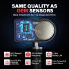 imageAutel MXSensor 2 in 1 315MHz  433MHzPressin 100 Cloneable TPMS Programmable Sensors for Tire Pressure Monitoring SystemMetal ValvesSet of 4 Pieces