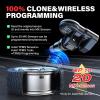 imageAutel MXSensor 2 in 1 315MHz  433MHzPressin 100 Cloneable TPMS Programmable Sensors for Tire Pressure Monitoring SystemMetal ValvesSet of 4 Pieces