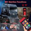 imageAutel Scanner MAXIDIAG MD600CV Heavy Duty Truck Scanner DPF Regen Full System Diesel Diagnostic Scan Tool Wireless Android Touchscreen Tablet for Truck Light Medium and Heavy Duty Truck Vehicle
