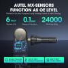 imageAutel TPMS Sensor MXSensor 2 in 1 315MHz  433MHz for 99 of Cars Wireless Programming 100 Cloneable Same as OE Sensors 6Year Battery Life Pressin Rubber Valve 8PCS