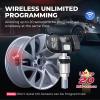imageAutel TPMS Sensor MXSensor 2 in 1 Pressin Programmable TPMS Tire Pressure Sensor 315MHz433MHz 100 Cloneable Same as OEsensors Metal Valve Set of 4