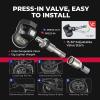 imageAutel TPMS Sensor MXSensor 2 in 1 Pressin Programmable TPMS Tire Pressure Sensor 315MHz433MHz 100 Cloneable Same as OEsensors Metal Valve Set of 4