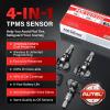 imageAutel TPMS Sensor Set of 4 2in 1MXSensor 315MHz  433MHz Dual Frequency 100 Programmable Replace OEM Sensor Work with Autel TPMS Tool TS408S TS501 TS508WF TS601 Pressin Metal Valve