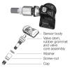 imageAutel TPMS Sensors Set of 4 Programmable Mx Sensor for Tire Pressure315MHz  433MHz Pressin OELevelMetal valves Programmed by TS408S TS508WF TS601 TS900 MS906TS ITS600