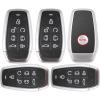 imageAutel MaxiIM IKEY IKEYAT7TPRS 5PCS Programmable Smart Keys Universal Car Key Work with Autel KM100 IM508S Key Fob Programming 700 Vehicles Key Replacement Key CreationClone 7 Buttons