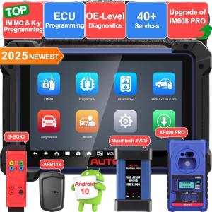 imageAutel IM608 PRO II Diagnostic Tool Same as IM608S II IM608 II with XP400PRO GBOX3 APB112 Bidirectional Scan Tool ECU Coding AutoScan20 40 Services