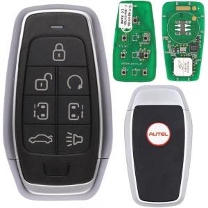imageAutel Ikey Programmable Smart Key 2024 Newest Key Fob Universal Key Creation 7 Buttons UltraLong Range OEQuality for 700 Vehicle IKEYAT7TPRS Car Key Replacement Work for Autel KM100 IM508 IM608