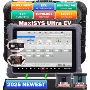 imageAutel MaxiSYS Ultra EV 2025 Top EV Intelligent Diagnostic Scanner HighVoltage System ampamp Battery Pack Analysis 5in1 VCMI Topology 20 Motor TruSpeed Repair Up of MSUltra MS919
