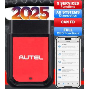 imageAutel OBD2 Scanner Autel MaxiAP AP2500 Bluetooth Code Reader Oil Reset TPMS BMS Reset AllSystem Code ReadClear 45 Car Brands Work with AndroidiOS Upgrade AL329 AP200 AP200H