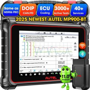 imageAutel Scanner MaxiPRO MP900BT  2025 MP900BT Up of MP900 MP808BT PRO wDoIP CAN FD New Model of MS906BT MS906 Advanced Diagnostic Scan Tool wECU Coding 3000 Test 40 Reset OS11 FCA SGW