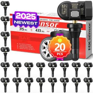 imageAutel TPMS MX Sensor 20 Pack 315MHz433MHz Tire Pressure Sensor Universal Rubber Stem Programmed by TS408 TS508 WF TS601 TS608 MK808TS MS906PROTS ITS600 TPMS Tool20