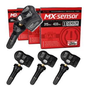 imageAutel TPMS Sensors Programmable Mx Sensor for Tire Pressure315MHz  433MHzPressin OELevel20 pcs Metal valves Programmed by TS508 TS408 TS508WF TS608 MS906TS ITS600PRO MS906PROTSRubber Sensors