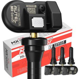 imageAutel TPMS Sensors Set of 4 MX Sensor 2 in 1 for Tire Pressure 315MHz  433MHz Pressin OELevel Rubber Stem TPMS Sensor Programmed by TS408S TS508 TS508WF MP900TS MS906 PROTS Scanner