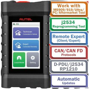 imageAutel VCI MaxiFlash Xlink J2534 Reprogramming Tool ExpertDriven Remote Diagnostic Tool Supports DoIPCANCAN FDDPDUJ2534RP1210 Work with Autel MaxiSYS Ultra MS919 MS909 PC and Mobile Phone