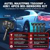 imageAutel MaxiTPMS TS508WF KIT 2025 TPMS Programming Relearn Tool with 4PCS Autel MX Sensor 120 WiFi Ver of TS601 TS508 TS501 PRO RelearnActivate All TPMS Sensor TPMS Reset Lifetime Free Update