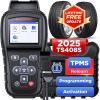 imageAutel MaxiTPMS TS408S TPMS Programming Tool Upgrade of TS501 TS508 All Sensors Relearn Activate Tool Program Autel MXSensor 315433MHz TPMS Reset Read Clear DTCs Lifetime Update
