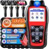imageAutel MaxiTPMS TS508WF KIT 2025 TPMS Programming Relearn Tool with 4PCS Autel MX Sensor 120 WiFi Ver of TS601 TS508 TS501 PRO RelearnActivate All TPMS Sensor TPMS Reset Lifetime Free Update