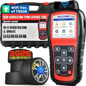 imageAutel MaxiTPMS TS508WF TPMS Programming Tool 2025 Upgrade WiFi Ver of TS508 TS501 TS408 TS601 Tire Pressure Monitor Program MXSensors 315433MHz Relearn Activate All Sensors TPMS Reset Diagnose