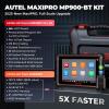 imageAutel MaxiPRO MP900BT KIT Scanner 2025 Levelup of MP900ZBT MP808BT Pro MP808BT KIT with DoIP CANFD 40 Services OE ECU Coding 11 PCS OBD1 Cables BiDirectional 150 Makes FCA Renault SGW