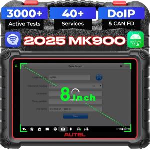 imageAutel Scanner MaxiCOM MK900 2025 Same as MK900BT BiDirectional Scan Tool w40 Service 8in Up of MK808S MK808BT Pro MX808S MK808Z 3000 Active Tests DoIP CAN FD All System Scan FCAampamp SFD