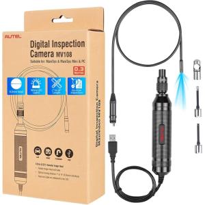 imageAutel MaxiVideo MV108S Inspection Camera  85mm Diameter Digital Borescope Inspection Camera Compatible Scanner MK906PROMK808MX808MK808ZBTMP808ultra Upgraded Inspection Camera