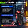 image2025 Autel PowerScan PS100 Power Circuit Probe Tester 1224V Automotive Electrical OpenShort Breaker Finder Component Activation Test Tool ACDC Trailer Relay Fuse Test 40FT Cable for 99 CarsBlack