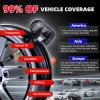 imageAutel TPMS Sensors Programmable Mx Sensor for Tire Pressure 4pcs Pack Rubber Stem 315433MHz TPMS Sensors Universal Tire Sensor Programmed by TPMS Tool TS401 TS408 TS508 TS508WF TS608 TS900 MK808TS