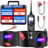 image2025 Autel PowerScan PS100 Power Circuit Probe Tester 1224V Automotive Electrical OpenShort Breaker Finder Component Activation Test Tool ACDC Trailer Relay Fuse Test 40FT Cable for 99 CarsBlack