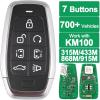 imageAutel Universal 7Button Smart Key Key Fob Replacement for 700 Vehicles 130FT Remote KM100 Compatible OE Quality