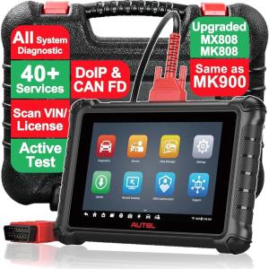 imageAutel Scan Tool MX900 MK900 OBD2 All System Diagnostic Scanner Same as MK900BT Upgraded MK808S MK808BT MX808 MX808S MK808Z Bi Directional 40 Service DoIPCAN FD 3000 Active Tests FCA SGW