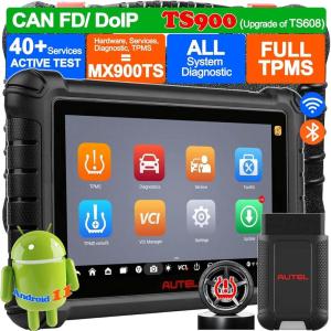imageAutel TPMS Programming Tool TS900 OS 11 Same as MX900TS MK900TS Newer of MS906TS TS608 MK808STS TPMS Relearn Reset Tool as MP900TS Scanner All Sys Diagnosis 40 Services Active Test FCA SGW