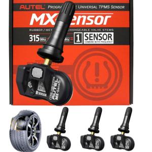 imageAutel TPMS Sensors 2in1 MXSensor 315Mhz433Mhz Tire Pressure SensorOELevel Programmable ampamp Cloneable Wireless TPMS Sensor by Compatible with TS408 508 608 MS906TS MS906PROTS Rubber Stem 4pcs