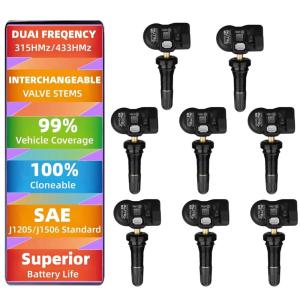 imageAutel TPMS Sensors Autel MX Sensor 20pcs Pack Rubber Stem 315433MHz TPMS Sensors Universal Tire Sensor Programmed by TPMS Tool TS401 TS408 TS508 TS601 TS608 TS900 MK808TS ITS600 ITS600ProRubber Sensor 8