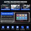imageAutel Bidirectional OBD2 Scanner MaxiCOM MK808Z New All System Diagnostic Scan Tool Same As MK808S MX808S Universal Car Code Reader with 28 Resets Alternative of MK900 MX900 MK900BTMK900