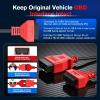 imageAutel OBD2 OBDII Extension Cable 5ft 15M 16 Pin OBD II Male to Female Extension Cable Extender Car 16Pin OBD 2 Diagnostic Cord Adapter for All OBD2 Vehicles Work with Scam Tool and Code Reader