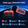 imageAutel OBD2 OBDII Extension Cable 5ft 15M 16 Pin OBD II Male to Female Extension Cable Extender Car 16Pin OBD 2 Diagnostic Cord Adapter for All OBD2 Vehicles Work with Scam Tool and Code Reader