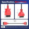 imageAutel OBD2 OBDII Extension Cable 5ft 15M 16 Pin OBD II Male to Female Extension Cable Extender Car 16Pin OBD 2 Diagnostic Cord Adapter for All OBD2 Vehicles Work with Scam Tool and Code Reader