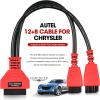 imageAutel Original OBD2 128 Adapter for Chrysler OBD II Bypass Cable Gateway Protocol Universal Security Bypass 12 8 Connector for FCA SGW Car Work for All Scanner MK808 MX808 MX900 MS906 MS908