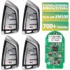 imageAutel MaxiIM Ikey IKEYBW004AL Programmable Smart Universal Key Replacement 4pcs OEQuality Key Fob for BMW IMMO Learning DualBand Work with KM100 XP400PRO XP200 for IM508S IM608 PRO