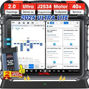 image2025 Autel MaxiCOM Ultra Lite Intelligent Scanner 2 Years Free Update Up of MS919 Elite II Pro Same as MaxiSys Ultra Motor TruSpeed Topology 20 Programming Coding 40 Service 3000 Test FCA
