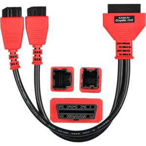 imageAutel Original OBD2 128 Adapter for Chrysler OBD II Bypass Cable Gateway Protocol Universal Security Bypass 12 8 Connector for FCA SGW Car Work for All Scanner MK808 MX808 MX900 MS906 MS908