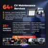 imageAutel MaxiSys MS908CV II 2025 Upgrade of MS908CV Heavy Duty Truck Diagnostic Scanner Diesel Scan Tool w J2534 ECU Programmer Coding3000 Test 64 Service Same as MS909CV Auto Scan 20 10 OS