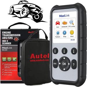 imageAutel Maxilink ML619 OBD2 Scanner New Autel Scanner Upgraded Version of AL519AL619 Code Reader with ABS SRS Diagnoses for Warning Light Turn Off Including MIL Graphs Data 10 OBD2 Test ModesML629