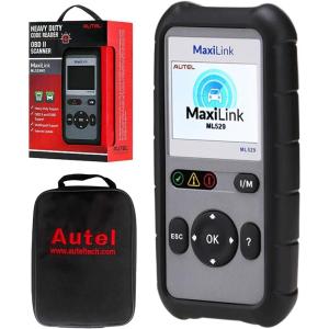 imageAutel Maxilink ML619 OBD2 Scanner New Autel Scanner Upgraded Version of AL519AL619 Code Reader with ABS SRS Diagnoses for Warning Light Turn Off Including MIL Graphs Data 10 OBD2 Test ModesML529
